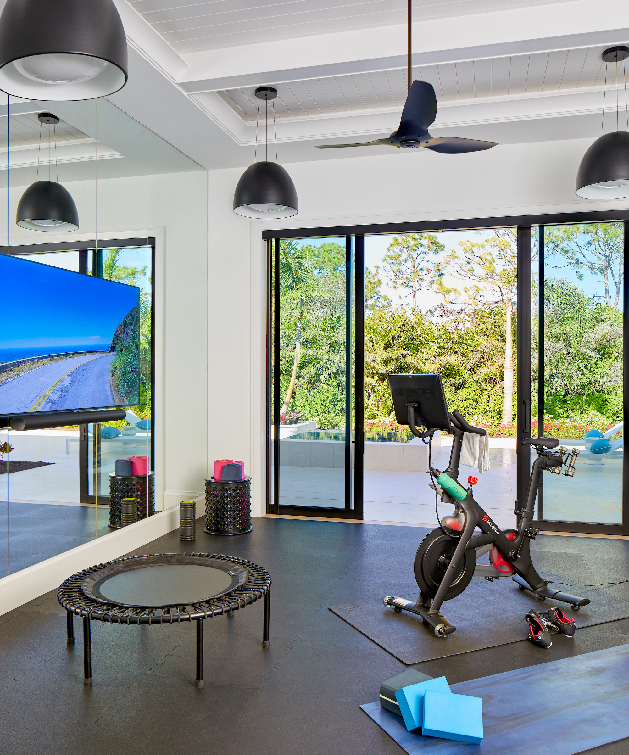 Fitted out home gym